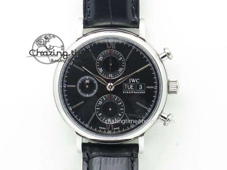 MIROTIME 0518 Portofino Automatic SS FKF 1:1 Best Edition Blue Dial on Blue Leather Strap A Cozy 7133